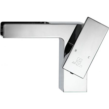 ANZZI Zhona Single-Handle Low-Arc Bathroom Faucet in Polished Chrome L-AZ039